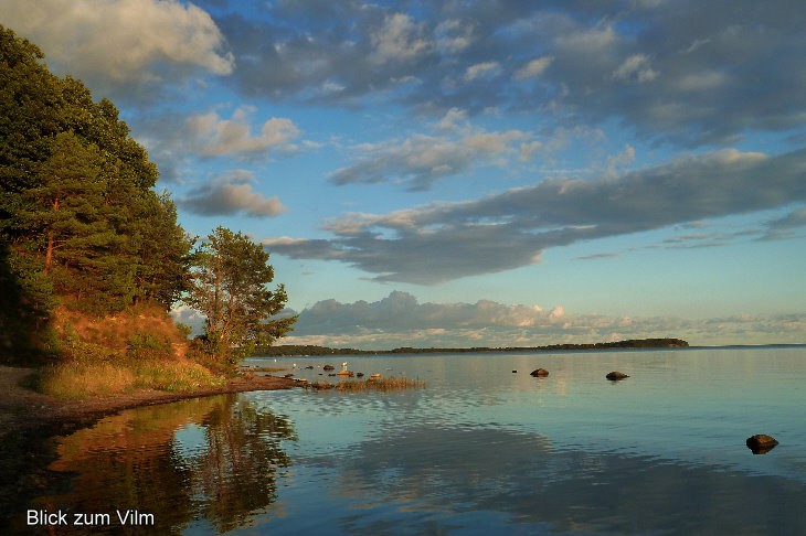 Blick zur Insel Vilm